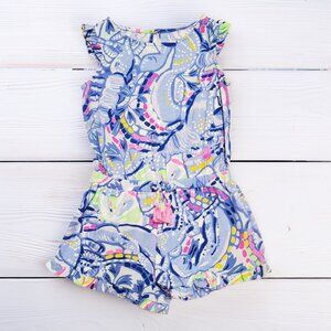 Lilly Pulitzer Little Azel Romper Size 4-5